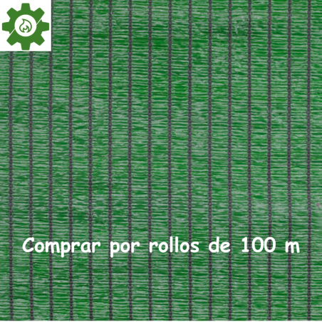 Malla Sombra 90% Verde (Rollo 100m)