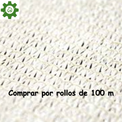 Malla Sombra 90% blanca (Rollo de 100 m)