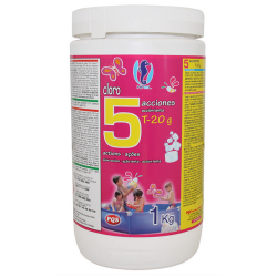 Cloro 5 Acciones P-20gr 1 Kg